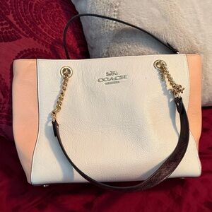 Cammie Chain Tote In Colorblock